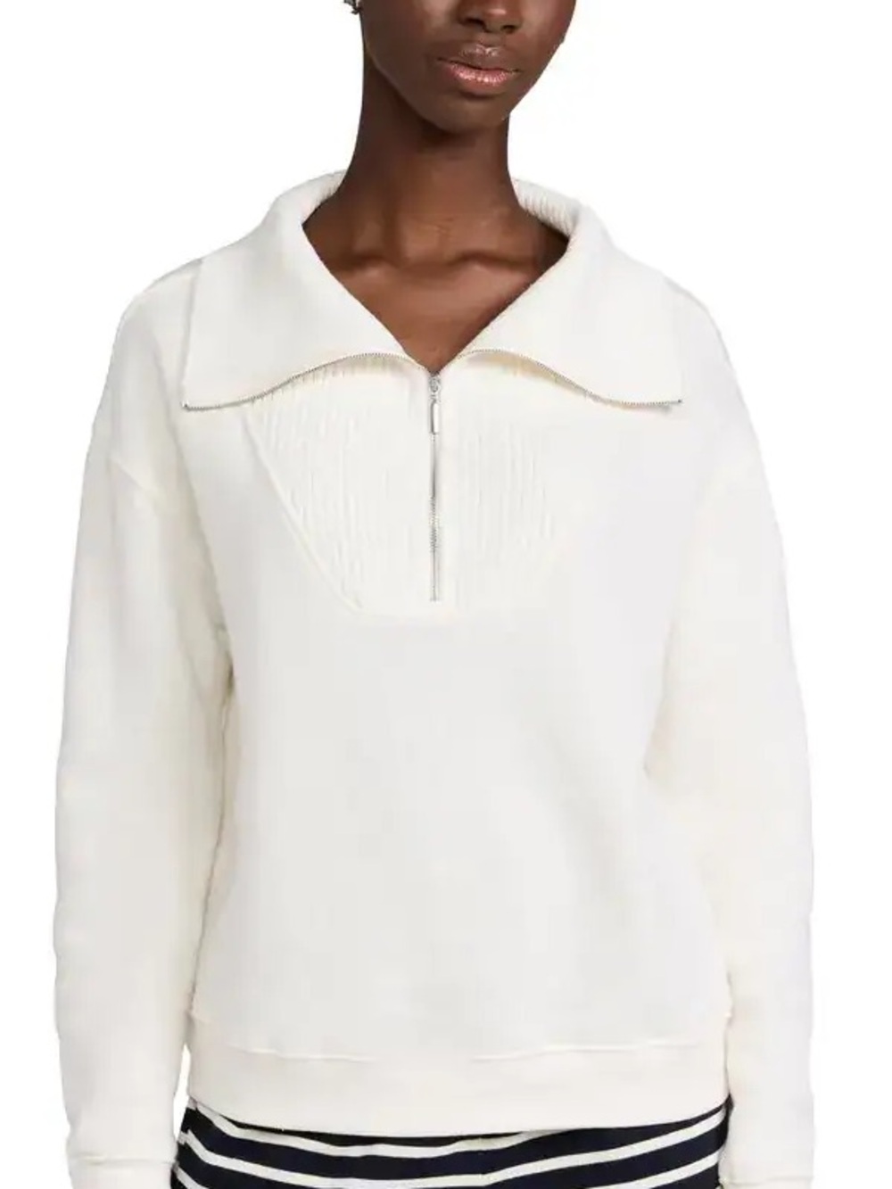 Z Supply Cream Sonata Quarter Zip